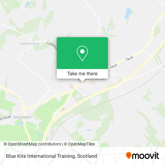 Blue Kite International Training map