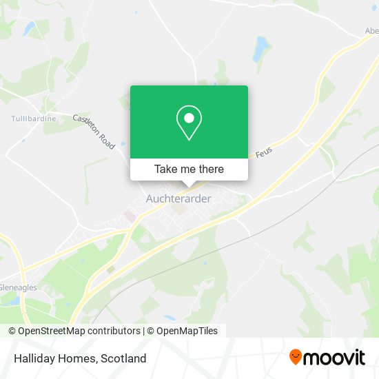 Halliday Homes map