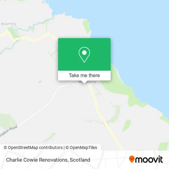 Charlie Cowie Renovations map