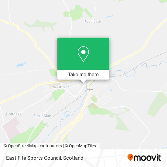East Fife Sports Council map