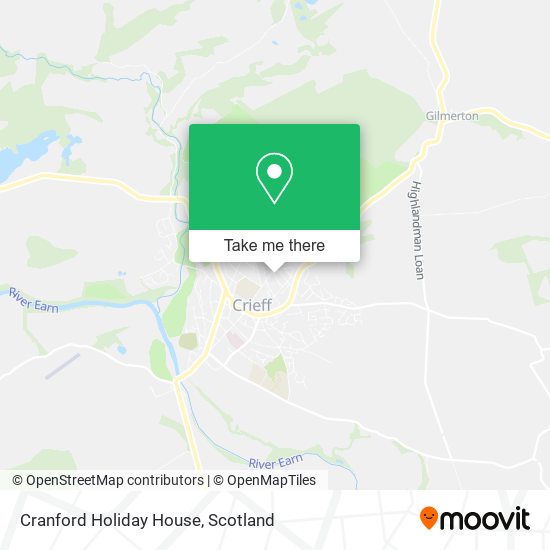 Cranford Holiday House map