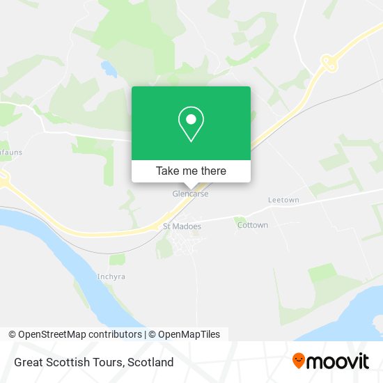 Great Scottish Tours map