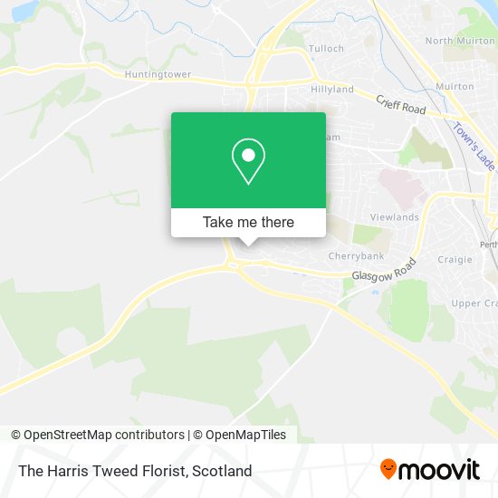 The Harris Tweed Florist map