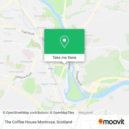 The Coffee House Montrose map