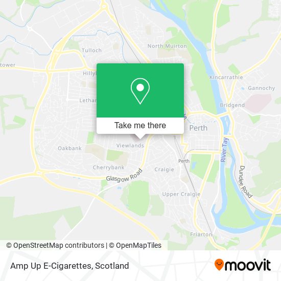 Amp Up E-Cigarettes map