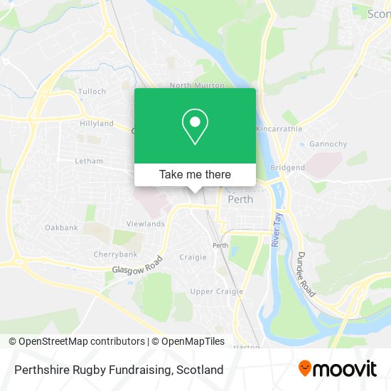 Perthshire Rugby Fundraising map
