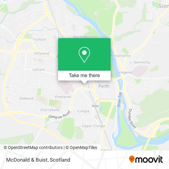 McDonald & Buist map