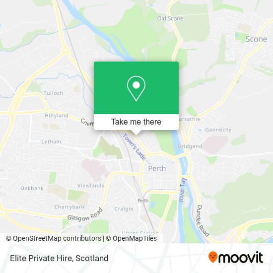 Elite Private Hire map