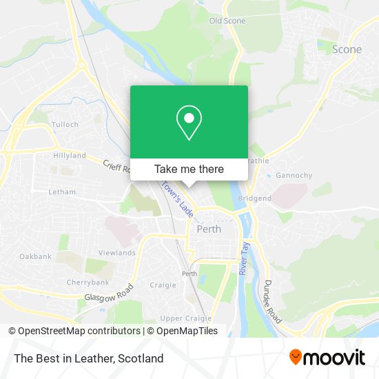 The Best in Leather map
