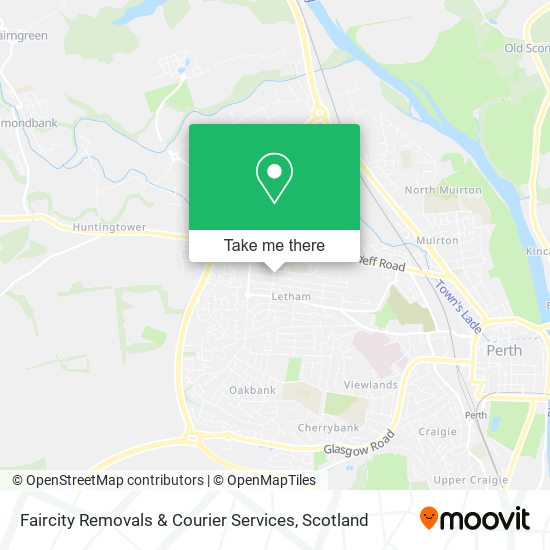 Faircity Removals & Courier Services map