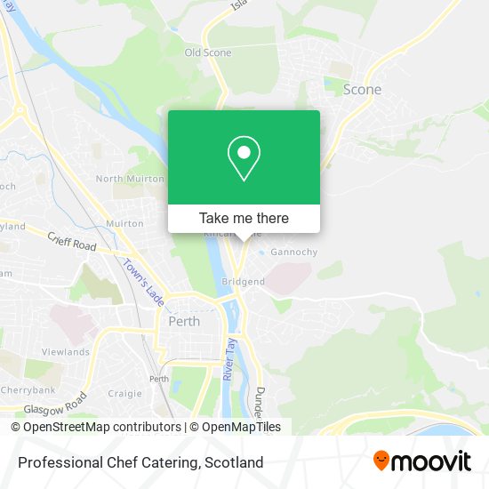 Professional Chef Catering map