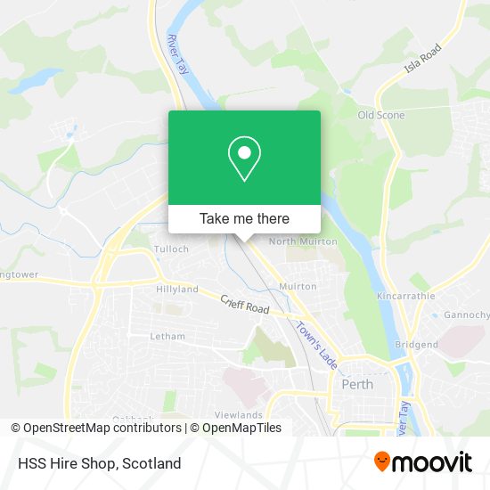 HSS Hire Shop map