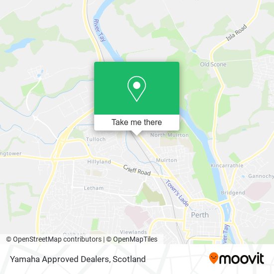 Yamaha Approved Dealers map