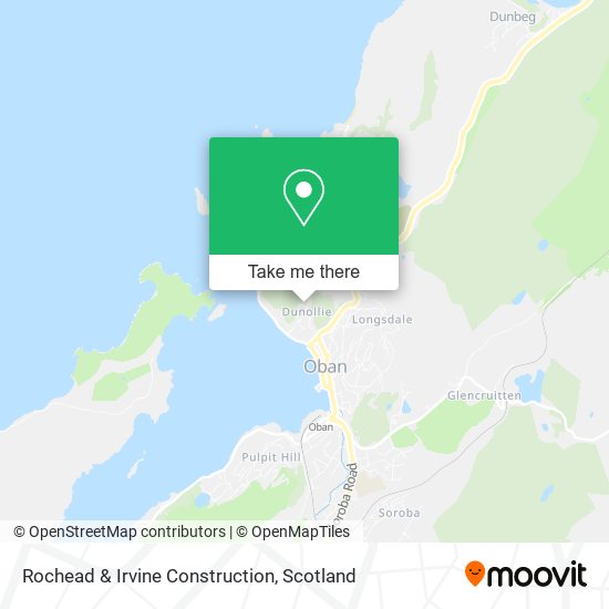 Rochead & Irvine Construction map