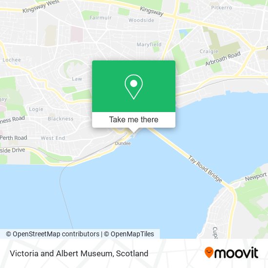 Victoria and Albert Museum map