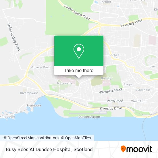 Busy Bees At Dundee Hospital map