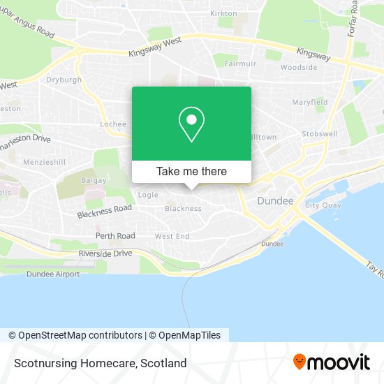 Scotnursing Homecare map