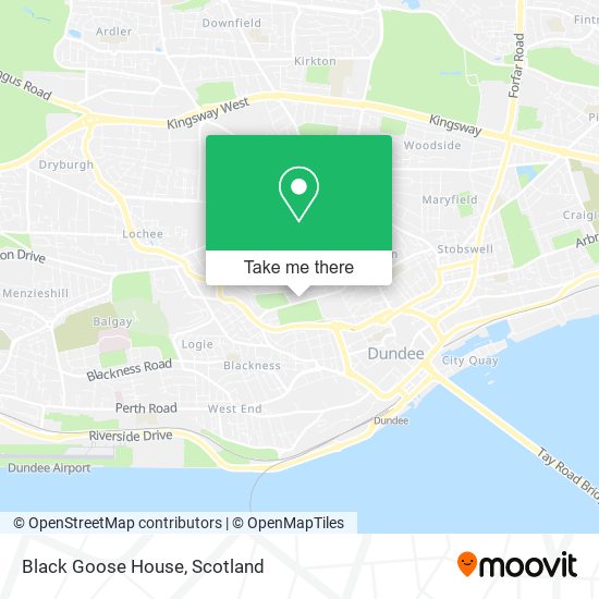 Black Goose House map