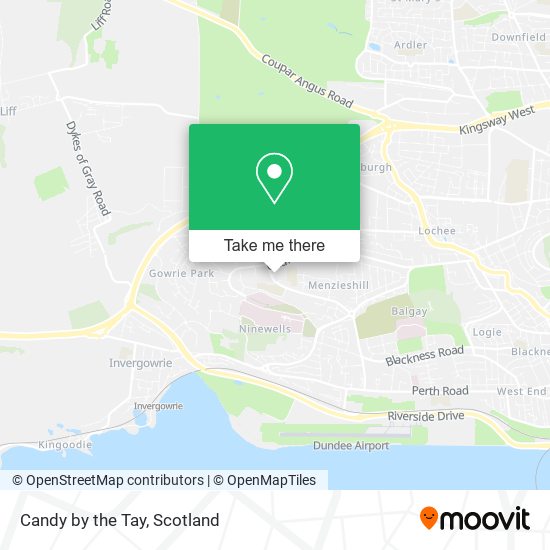 Candy by the Tay map
