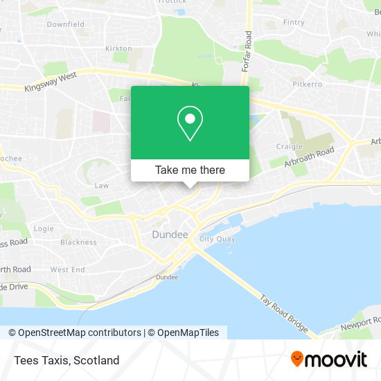 Tees Taxis map