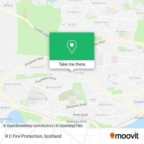 R C Fire Protection map