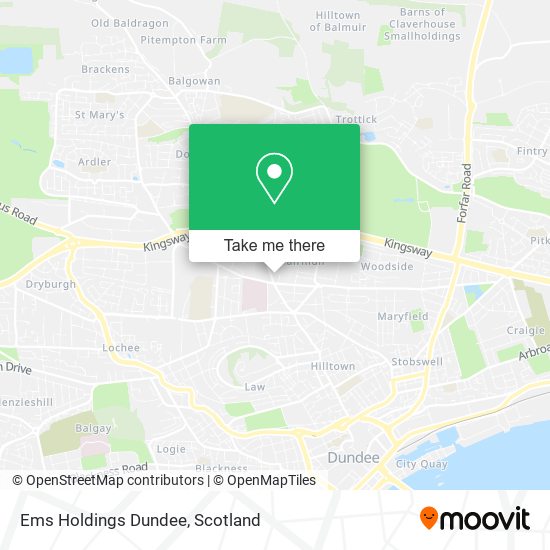 Ems Holdings Dundee map