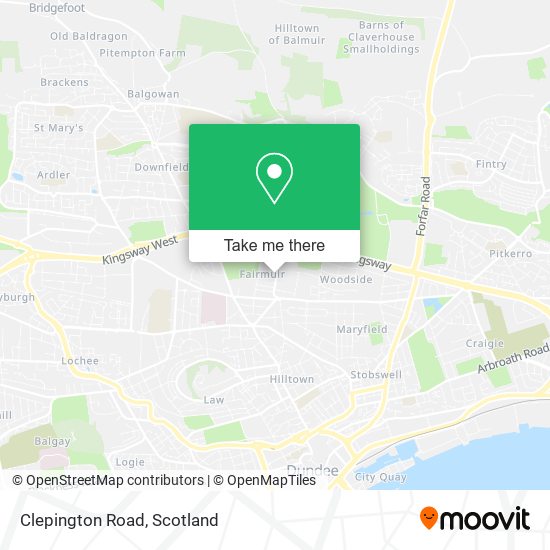Clepington Road map