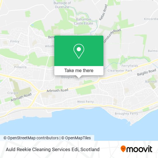 Auld Reekie Cleaning Services Edi map