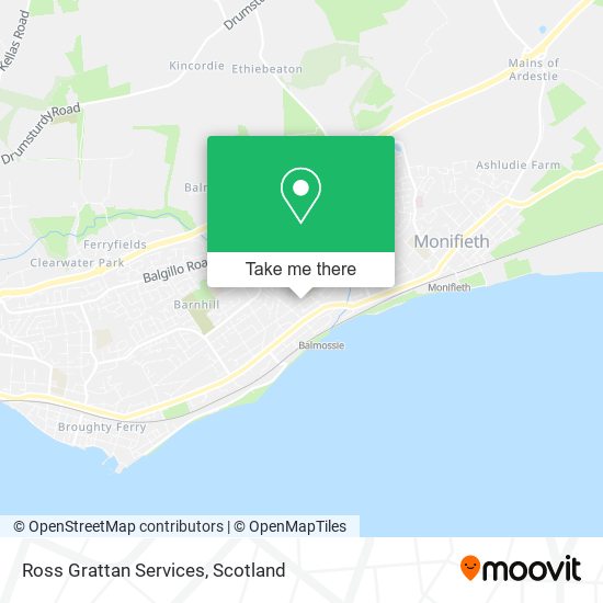 Ross Grattan Services map