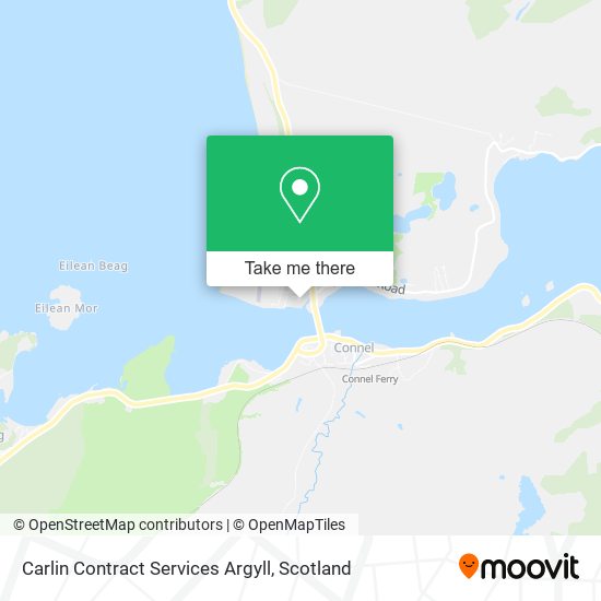 Carlin Contract Services Argyll map