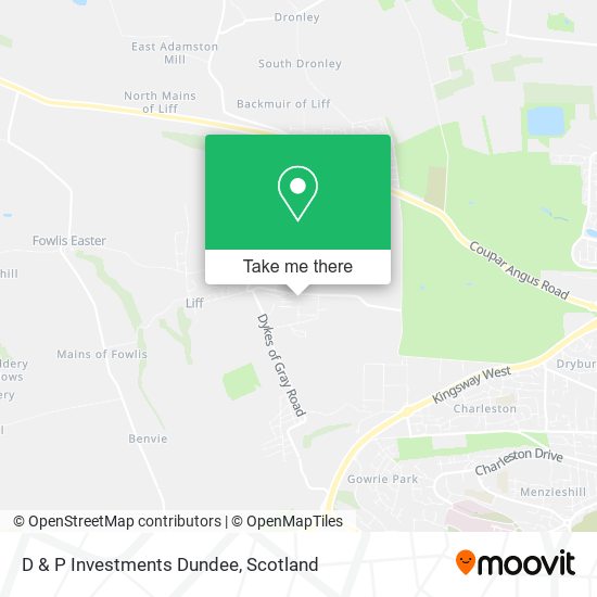 D & P Investments Dundee map