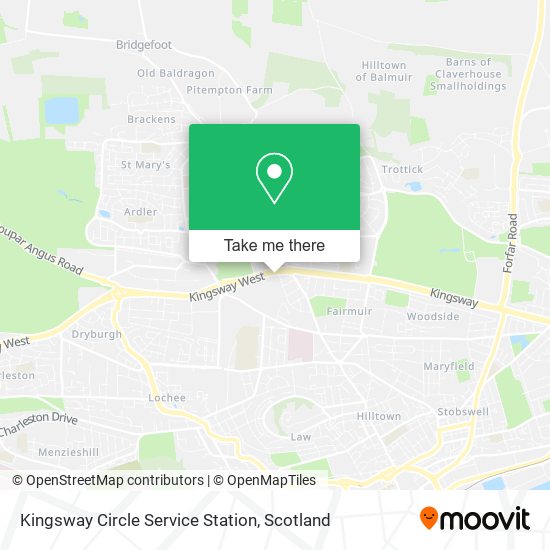 Kingsway Circle Service Station map