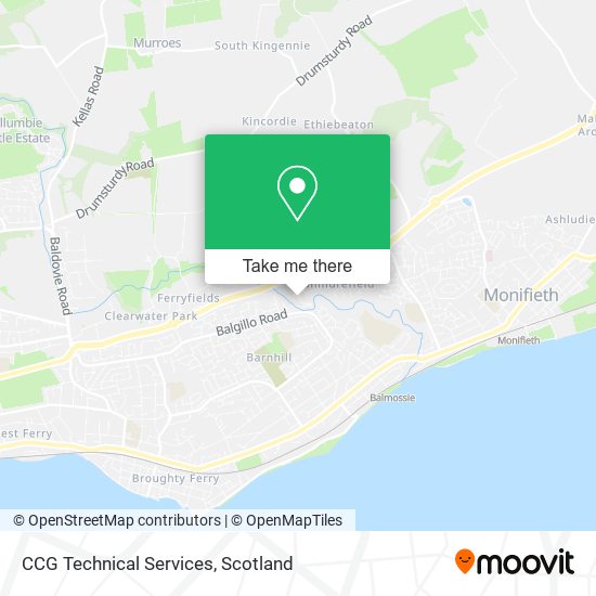 CCG Technical Services map