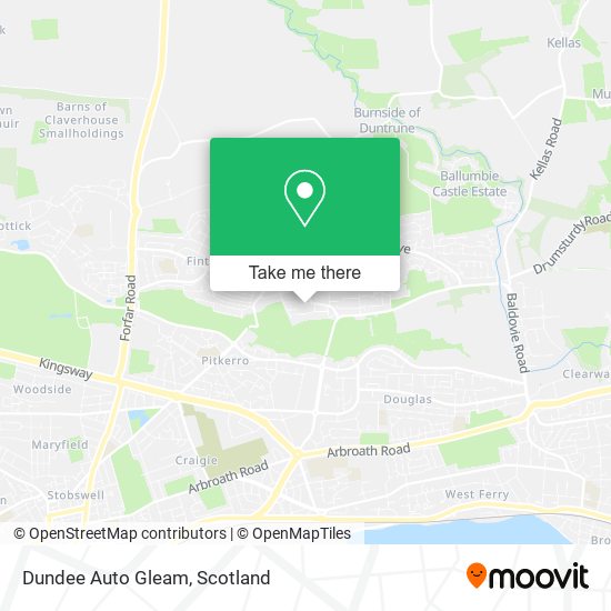 Dundee Auto Gleam map