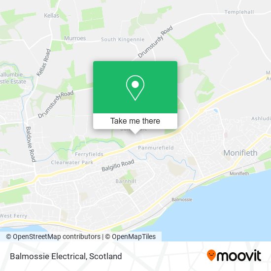 Balmossie Electrical map