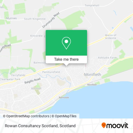 Rowan Consultancy Scotland map