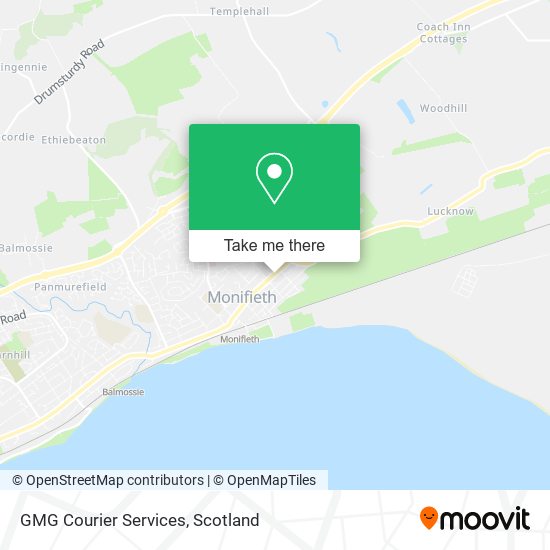 GMG Courier Services map