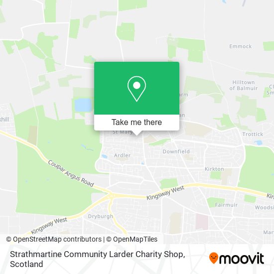 Strathmartine Community Larder Charity Shop map