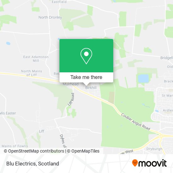 Blu Electrics map