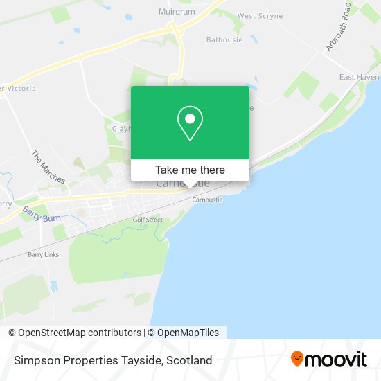 Simpson Properties Tayside map