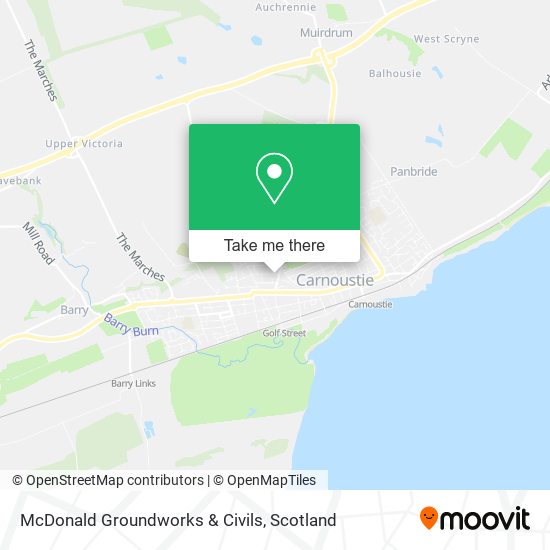 McDonald Groundworks & Civils map