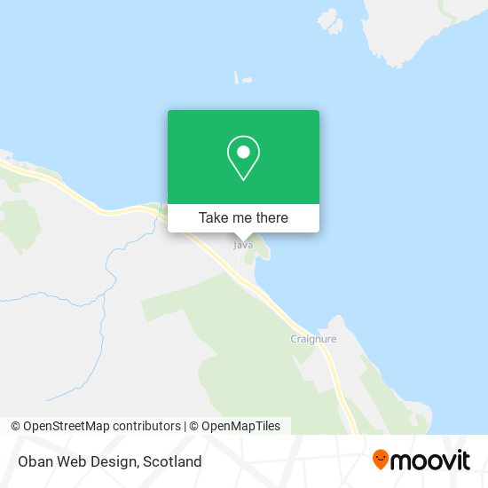 Oban Web Design map