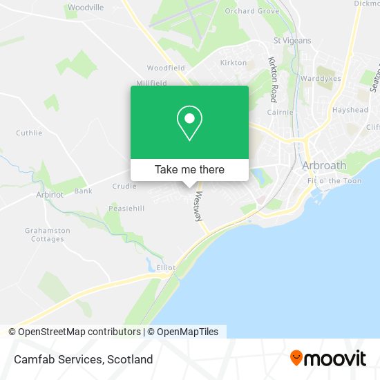 Camfab Services map
