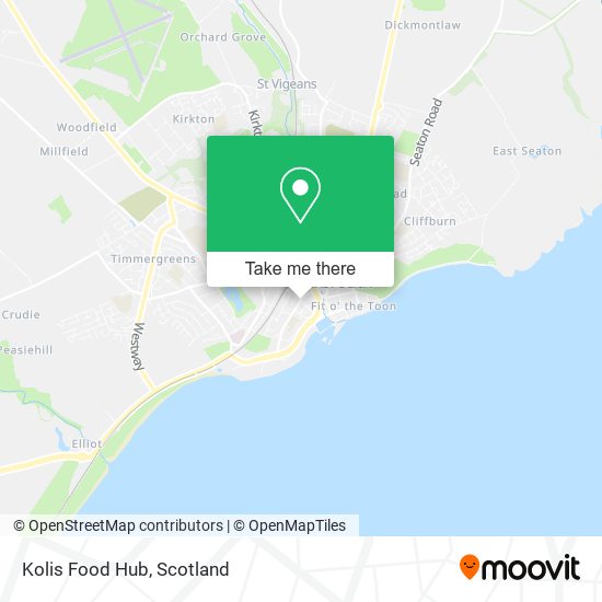 Kolis Food Hub map
