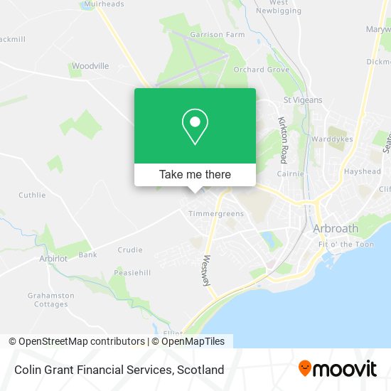 Colin Grant Financial Services map
