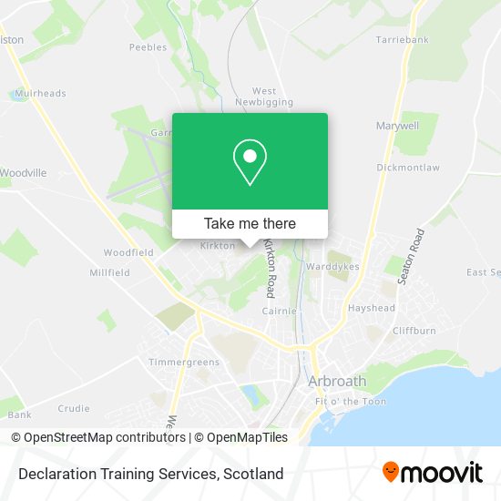 Declaration Training Services map