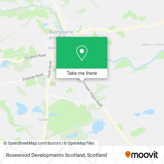 Rosewood Developments Scotland map