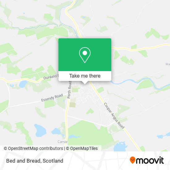Bed and Bread map