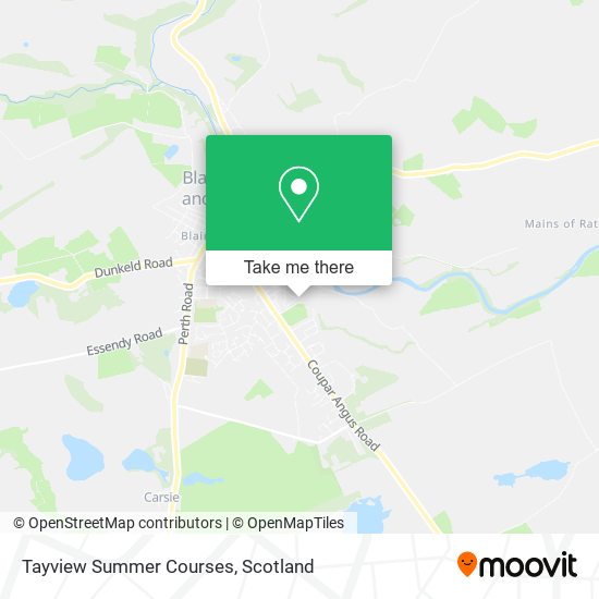 Tayview Summer Courses map