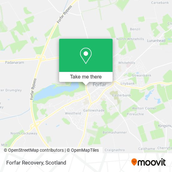 Forfar Recovery map